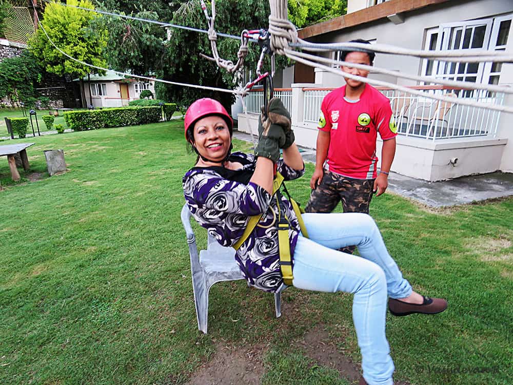 Club Mahindra Property in Cloud 9 13 Ziplining at club mahindra Binsar