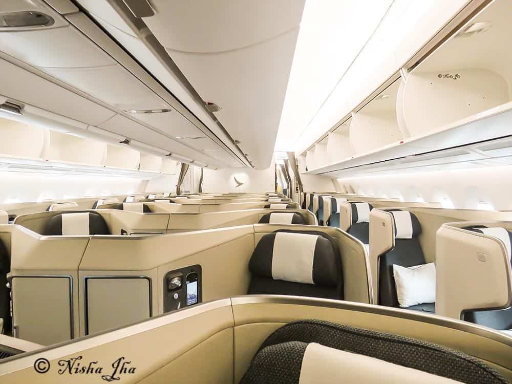 Business Class in Cathay Pacific A350-900 3 Cathay Pacific Business class A350 , seating arrangement
