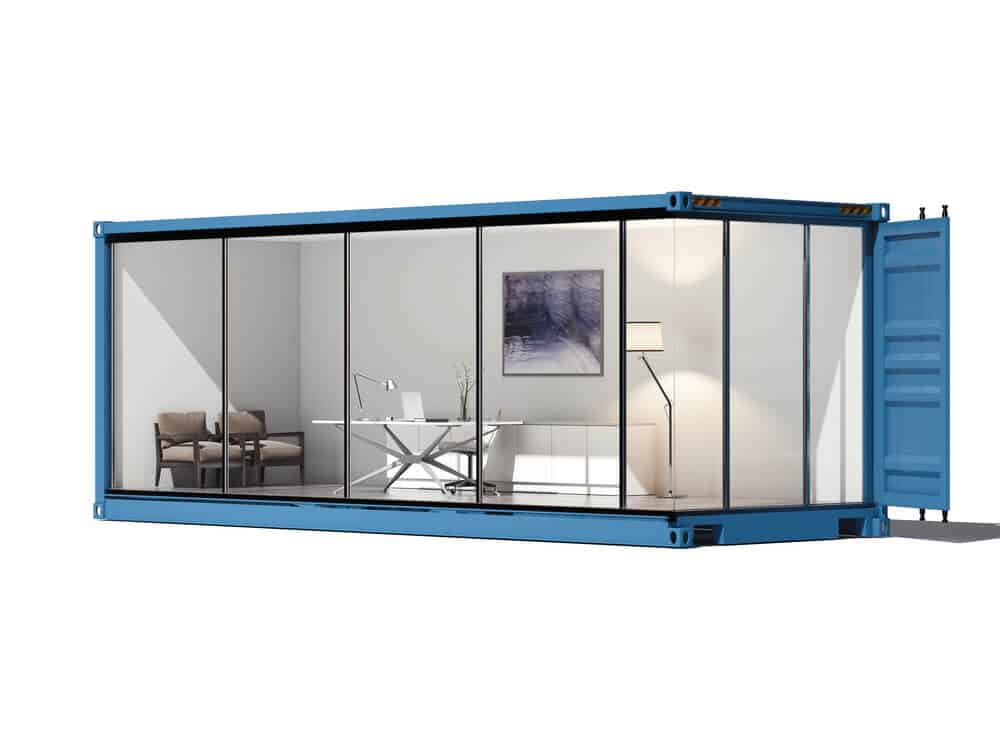 Uses for a shipping container - home office