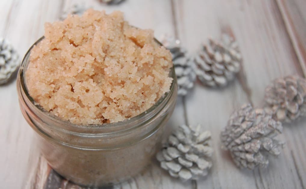eggnog sugar scrub