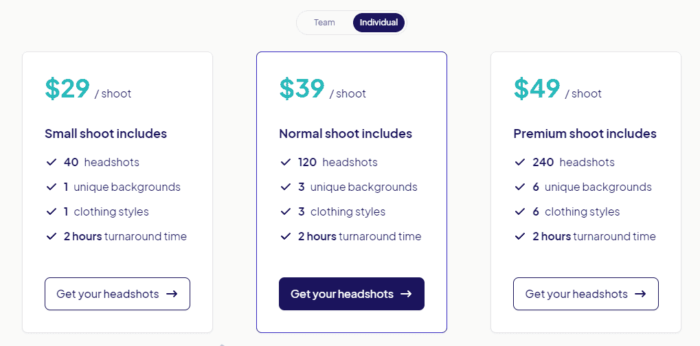 【商用利用OK】AIアバター画像を作れるHeadshotProとは?使い方や料金・注意点 HeadshotProの料金プランもここで確認することはできます。