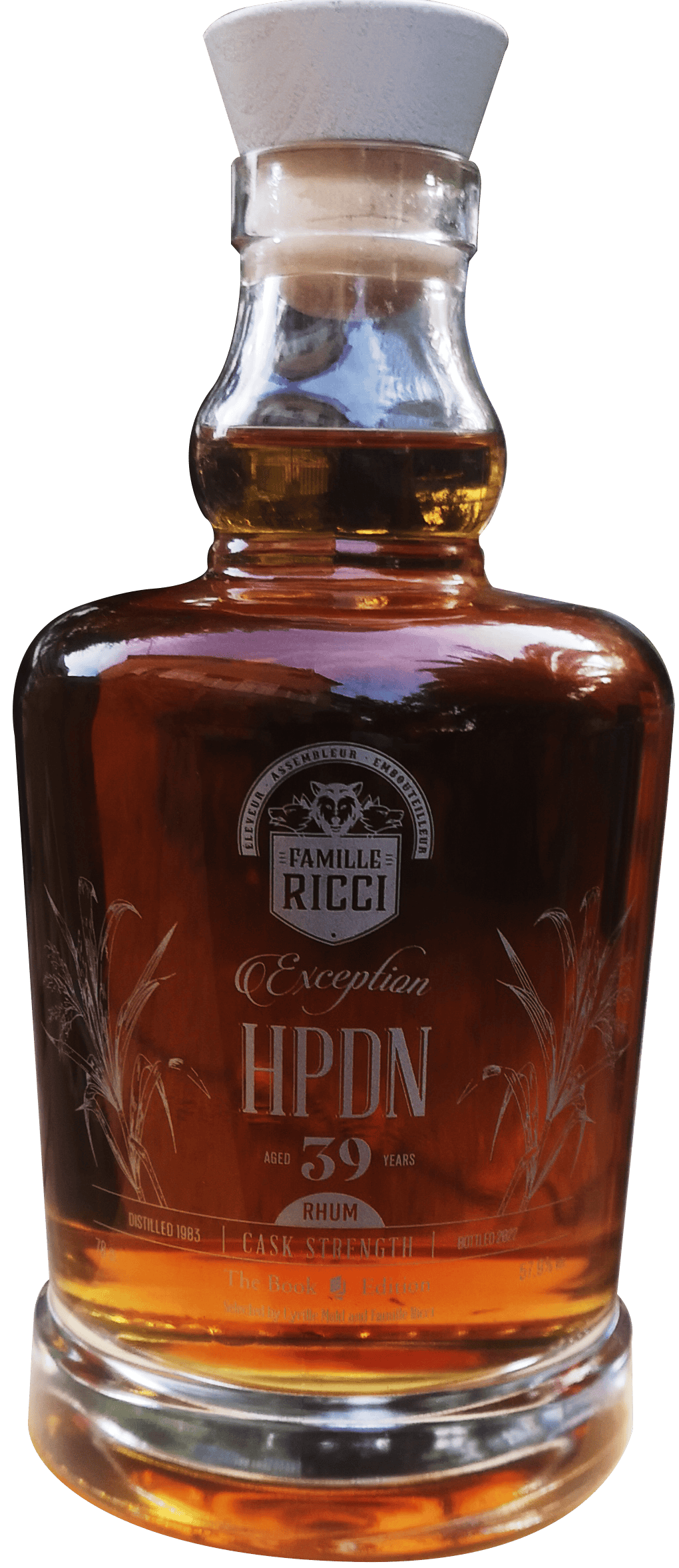 Rhum Famille RICCI HPDN 39 ans 47,9°