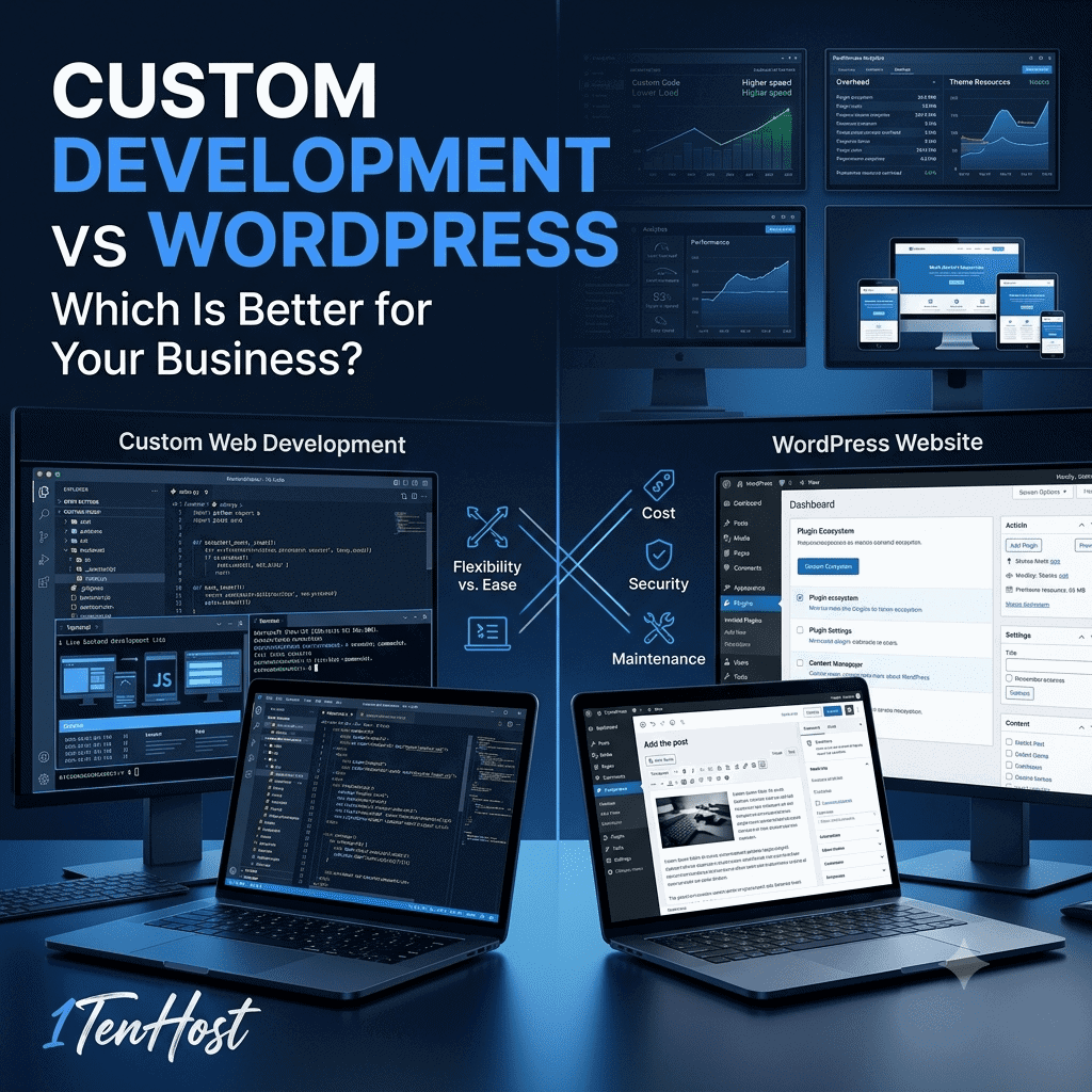 Custom Web Development vs WordPress: Which Is Better for Your Business?