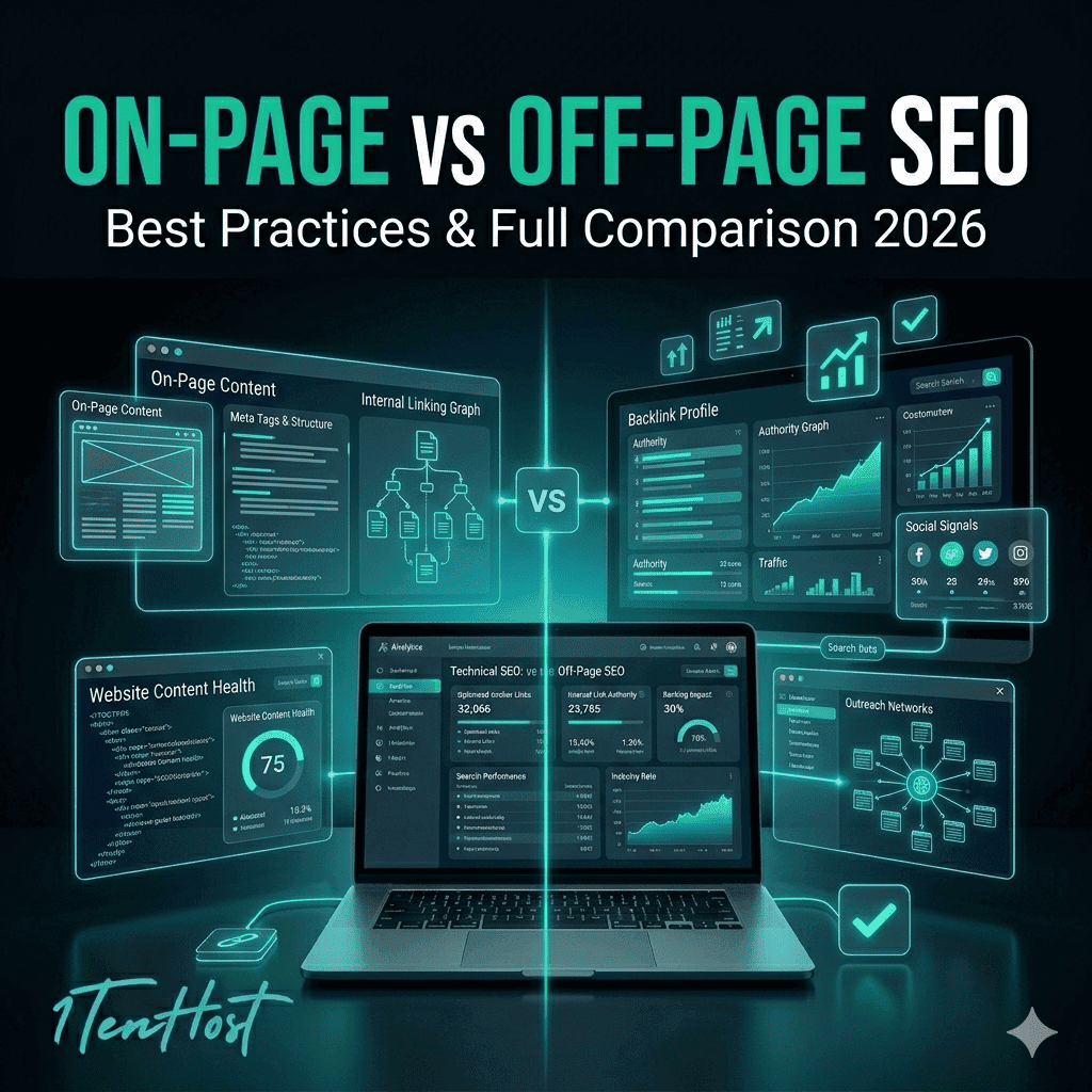 On-Page SEO vs Off-Page SEO: Full Comparison & Best Practices 2026