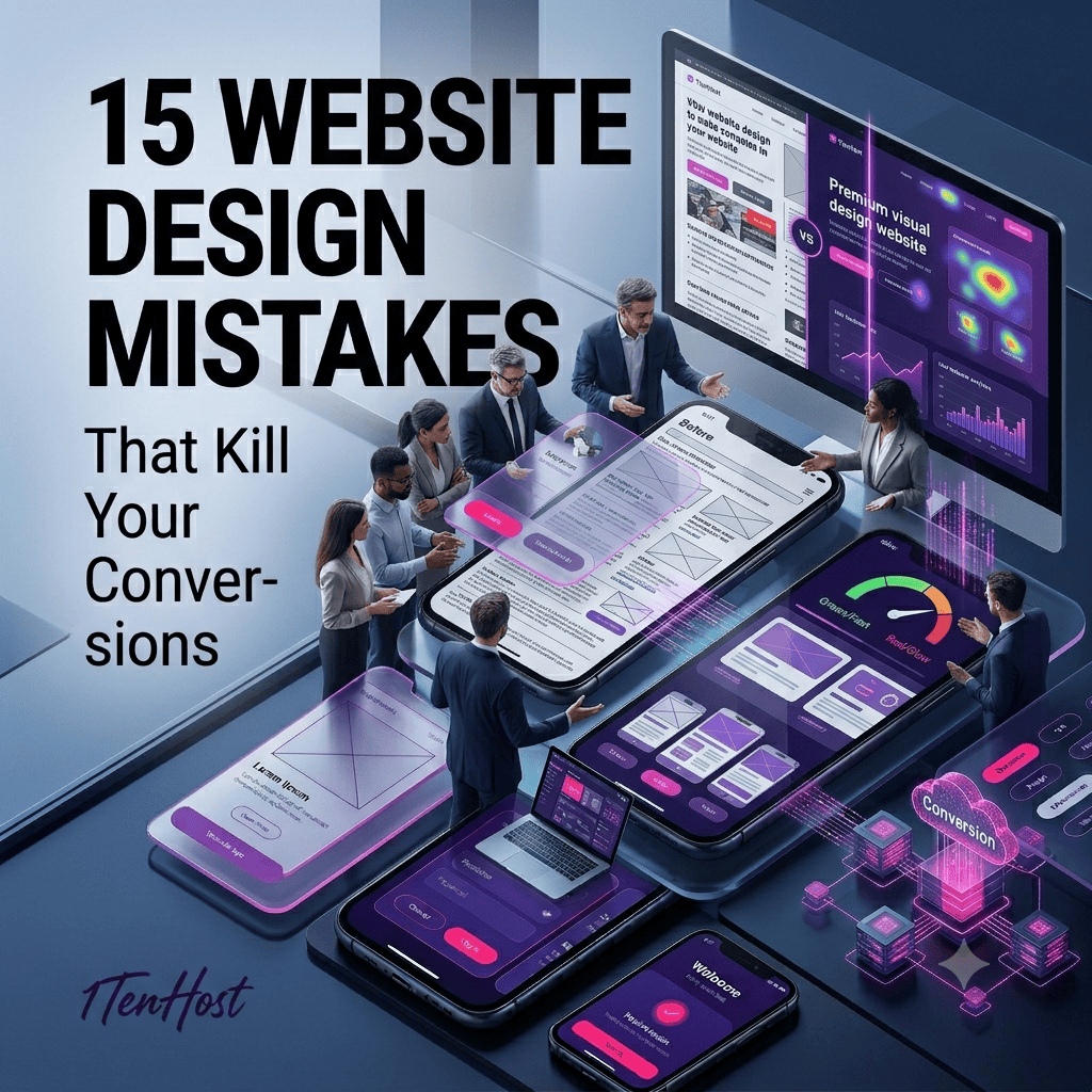 15 Common Website Design Mistakes That Are Killing Your Conversions