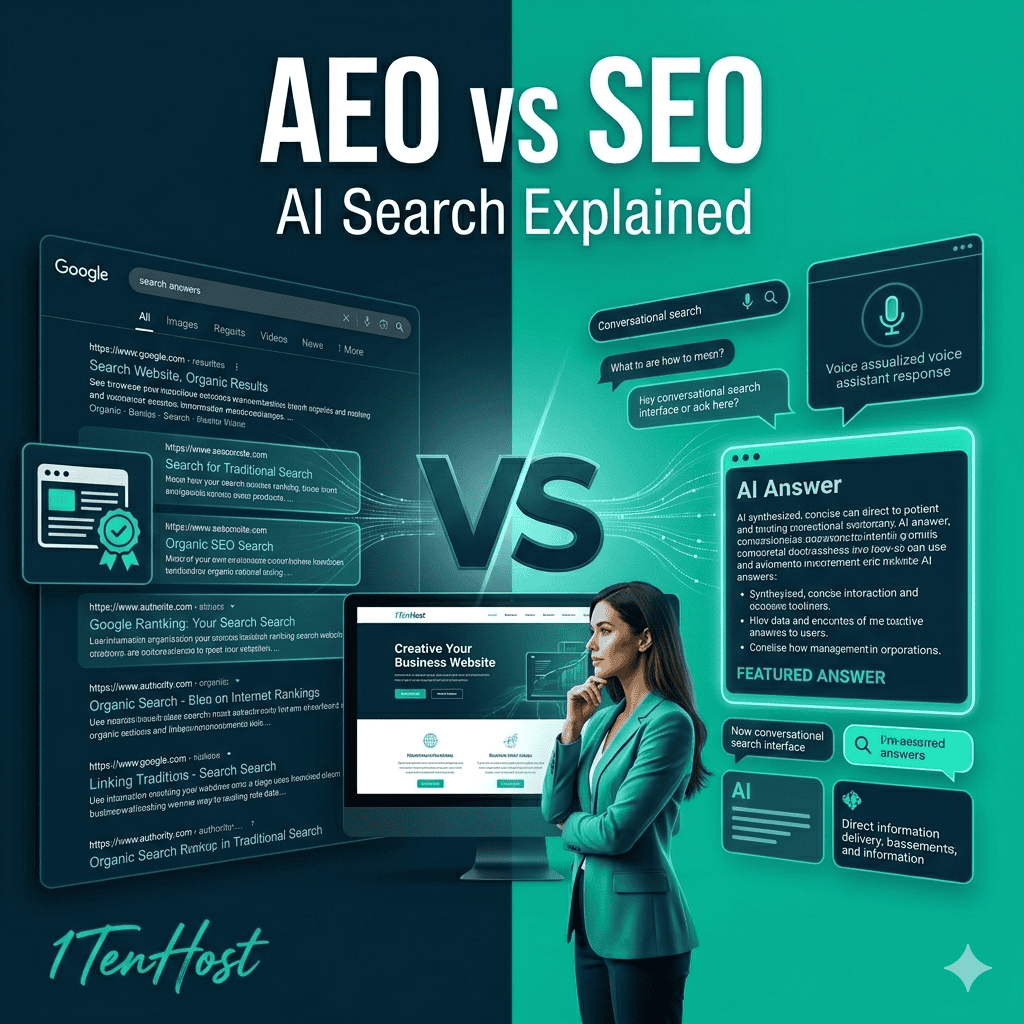 AEO vs SEO: Understanding the Difference in the AI Search Era