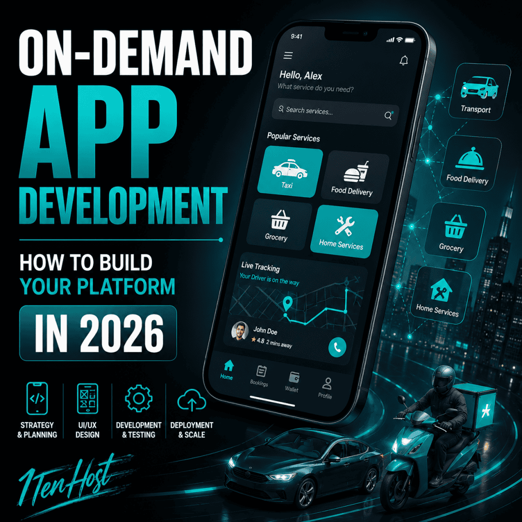 On-Demand App Development: How to Build Your Platform in 2026. Learn how to build a successful on-demand app in 2026. Explore key features, costs, tech stacks, timelines, and proven strategies for launching scalable platforms.