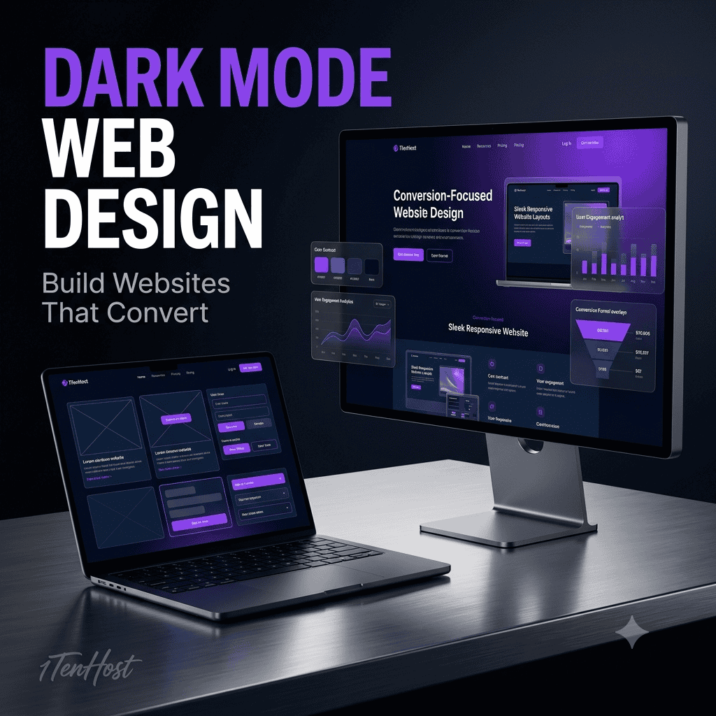 Dark Mode Web Design: How to Build Eye Catching Websites That Convert