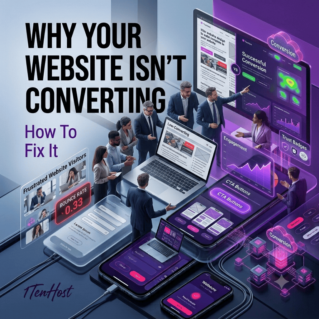 Why Your Website Is Not Converting Visitors (And How to Fix It)