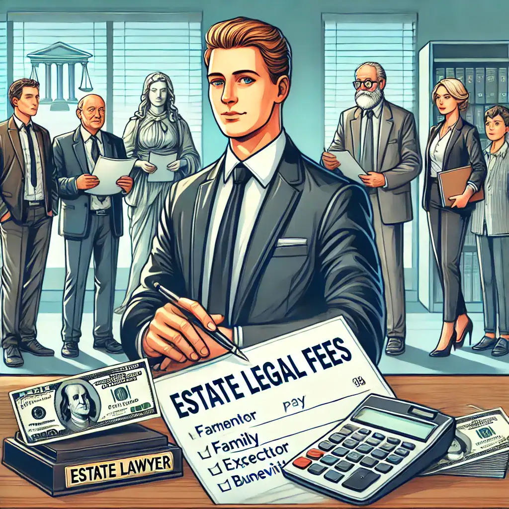 Who pays for an Estate lawyer services