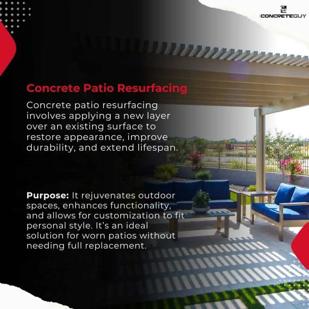 Concrete Patio Resurfacing
