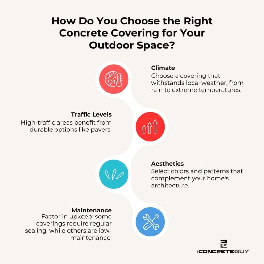 Choose the Right Concrete Covering