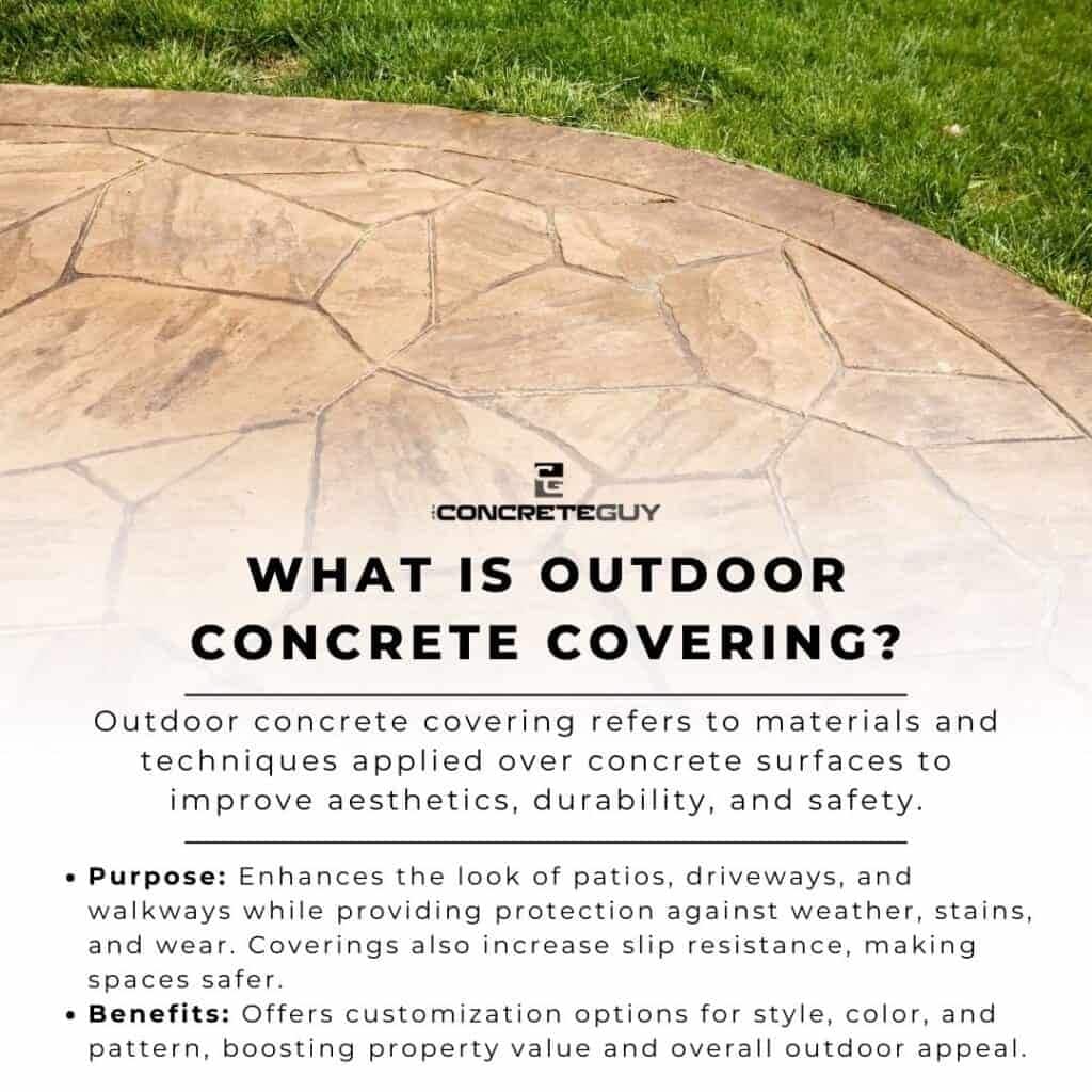 Outdoor Concrete Covering
