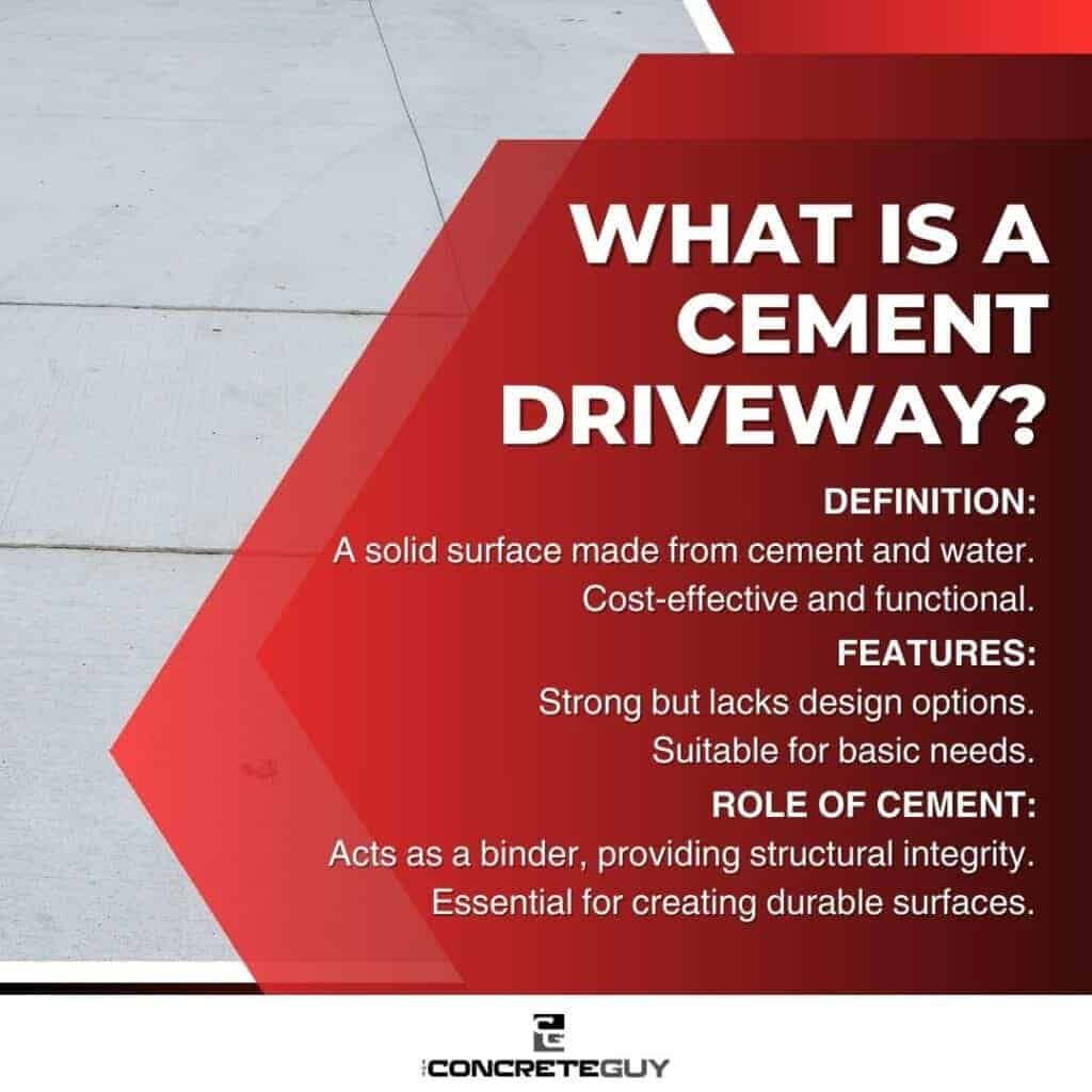 What is a Cement Driveway?