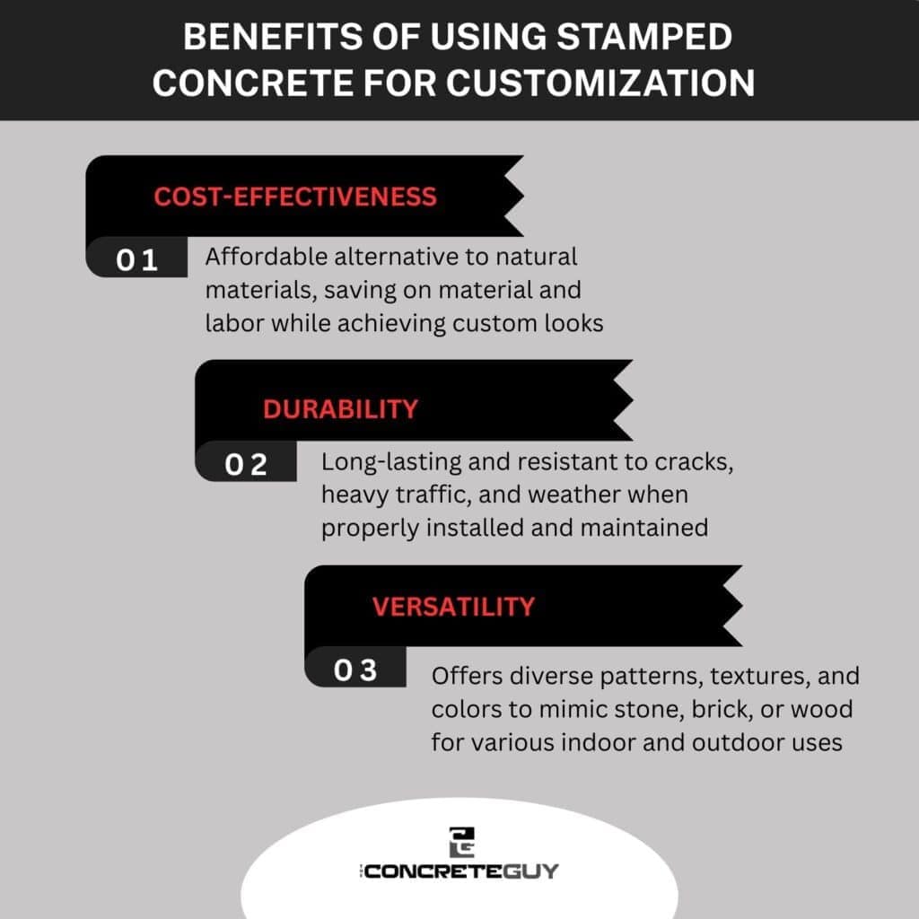 Benefits of Using Stamped Concrete for Customization
