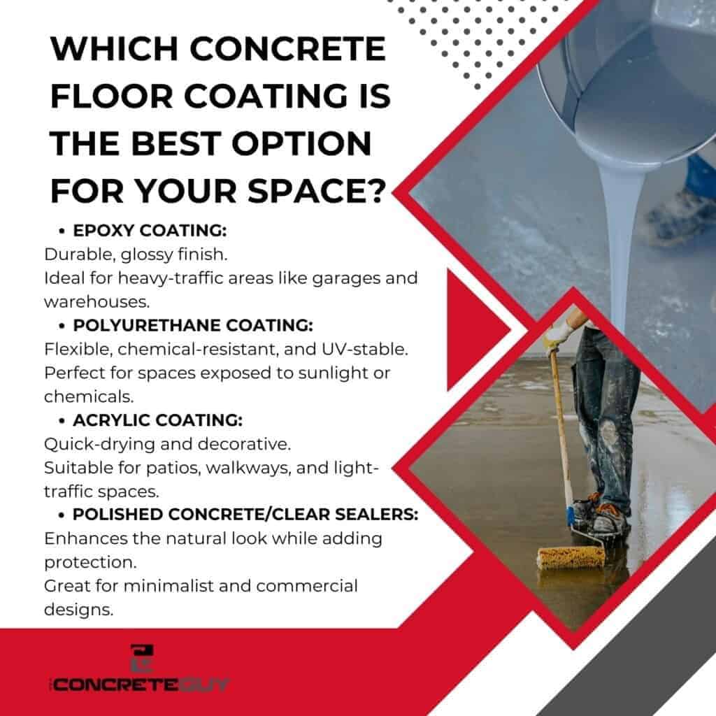 Which Concrete Floor Coating Is the Best Option for Your Space
