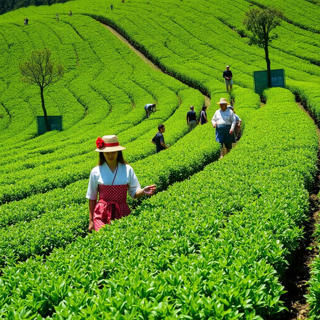 お茶摘み体験後の汚れ洗濯 牧之原コインランドリー