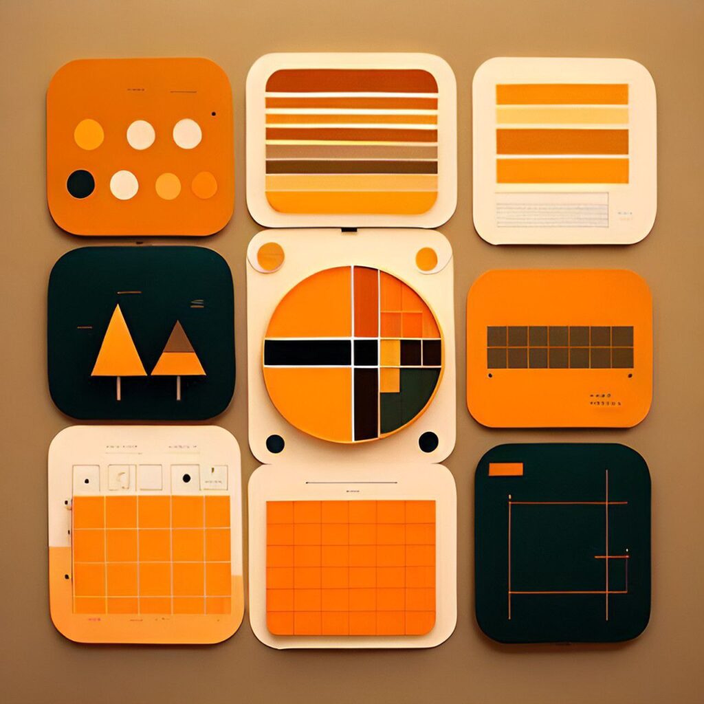 palette arancione