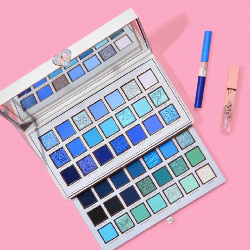 P.Louise Icy eyeshadow palette colors