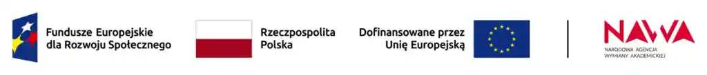 Obraz symbolizujący fundusze europejskie na rozwój nauki i edukacji w Polsce, prezentujący loga UE i Narodowej Agencji Wymiany Akademickiej, stanowiące kluczowe elementy współfinansowania projektów badawczych.
