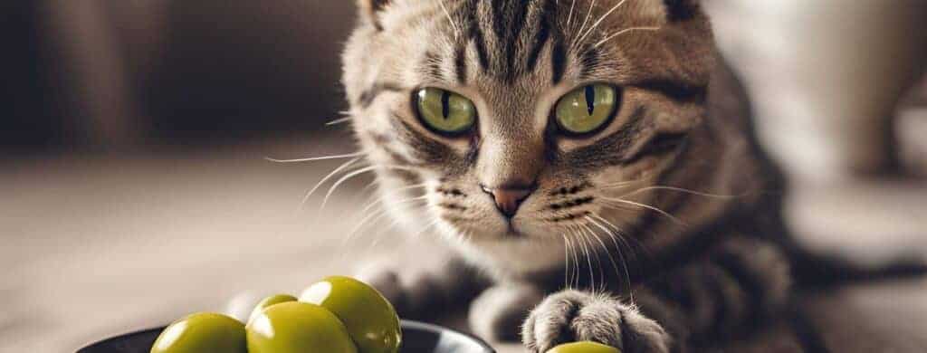 Are green olives bad for cats clearance