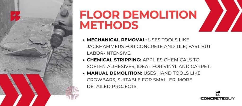 Common Floor Demolition Methods