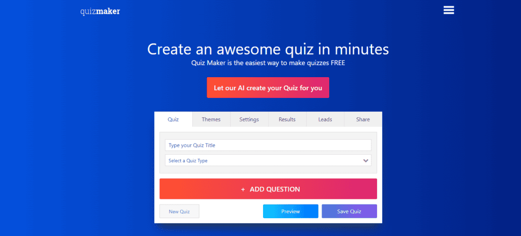 【無料】診断コンテンツを作れるWordPressプラグインまとめ!占いやクイズも作成可能! Quiz Makerは英語圏で多く使用されている診断コンテンツやクイズを作れるWordPressプラグインです。他のWordPressプラグインよりも無料でできることが多いです。