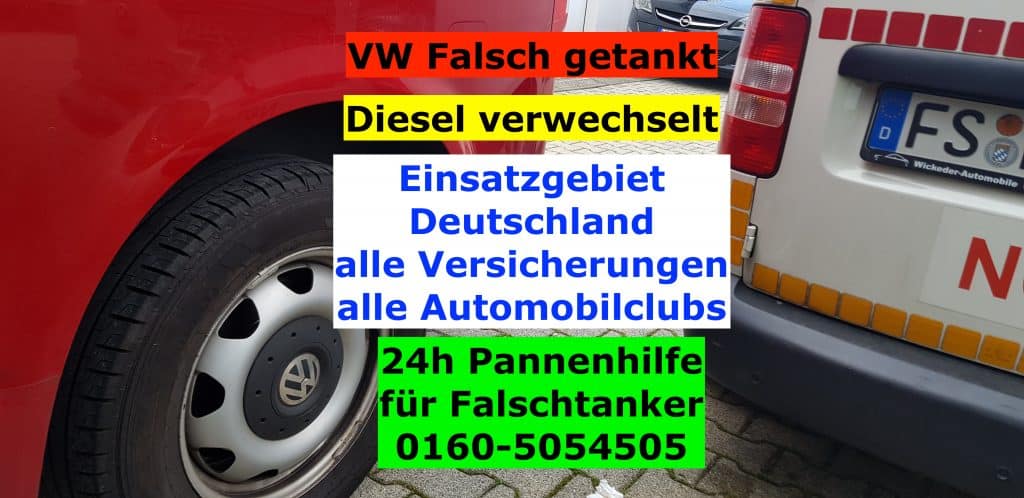 falsch-getankt-Kraftstoff-absaugen