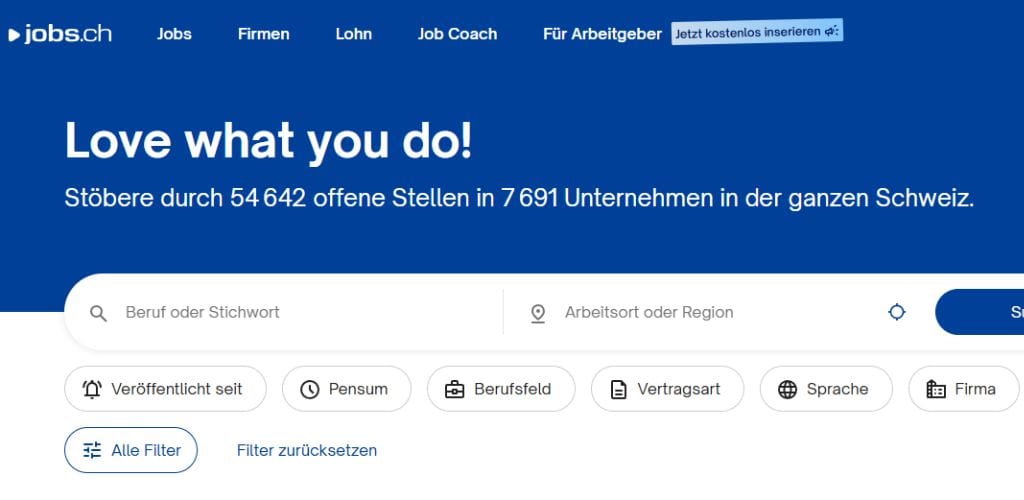 jobs.ch partner zur personalbeschaffung