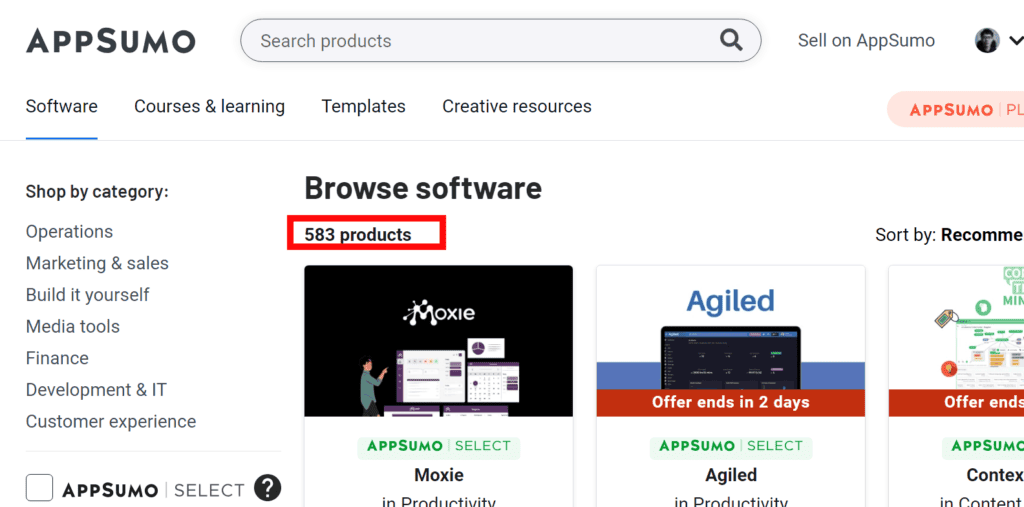 AppSumo　製品