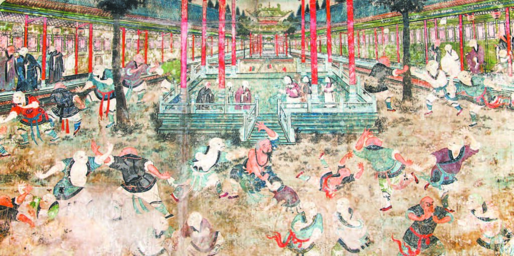 嵩山少林寺白衣殿壁画