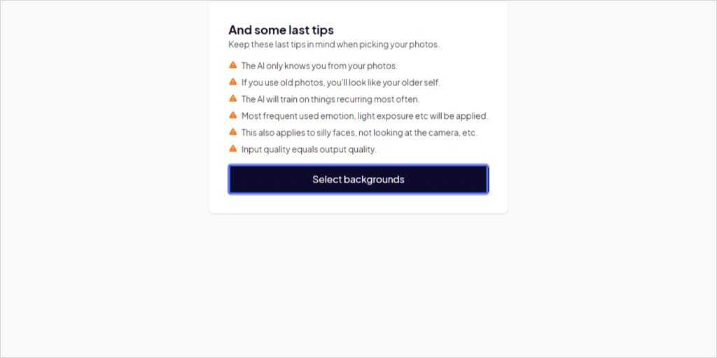 【商用利用OK】AIアバター画像を作れるHeadshotProとは?使い方や料金・注意点 まずはAIアバター画像の背景を選択しましょう。多様な背景が用意されています。