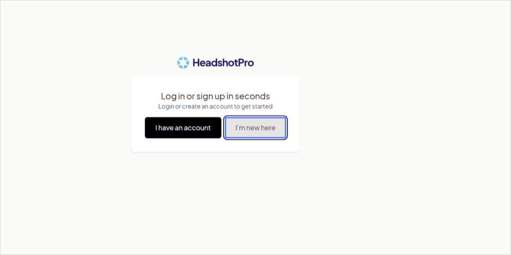 【商用利用OK】AIアバター画像を作れるHeadshotProとは?使い方や料金・注意点 HeadshotProで新しいアカウントを0から作ります。
