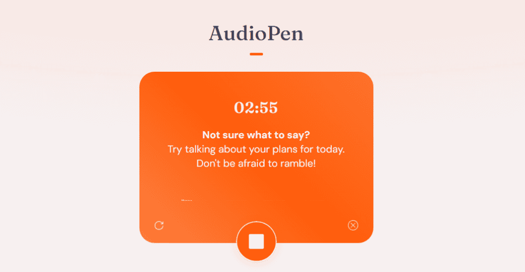 AI音声メモツール「AudioPen」の使い方 【2024年最新レビュー】 AudioPen は無料登録がアカウント登録をしなくても簡単に使えます。