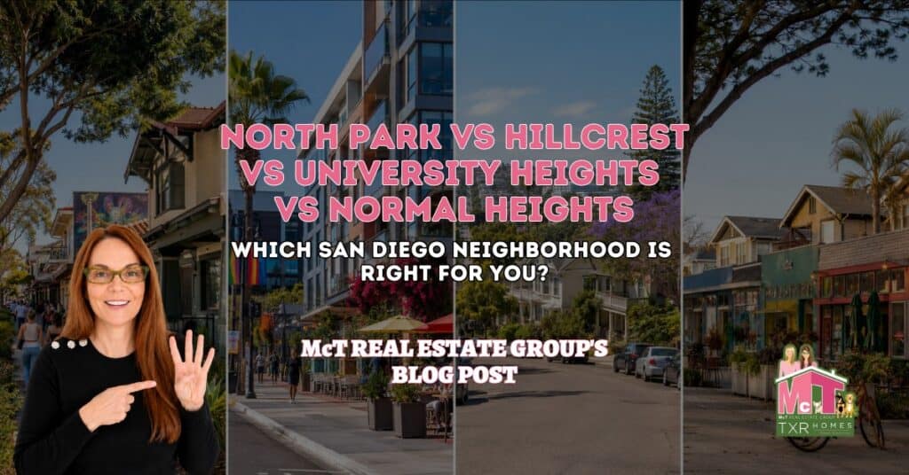 North Park vs Hillcrest vs University Heights vs Normal Heights - Featured Image