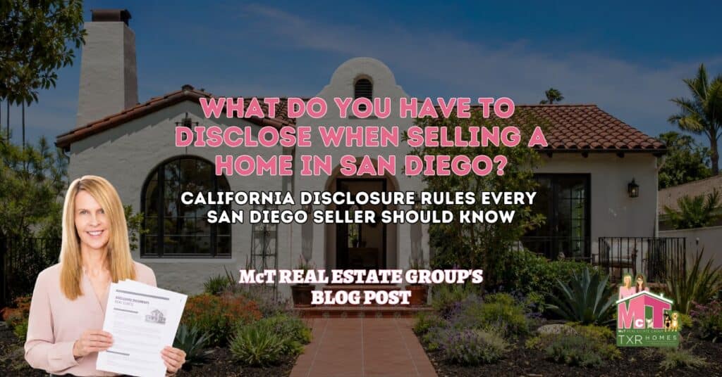 What Do You Have to Disclose When Selling a Home in San Diego - Featured Image