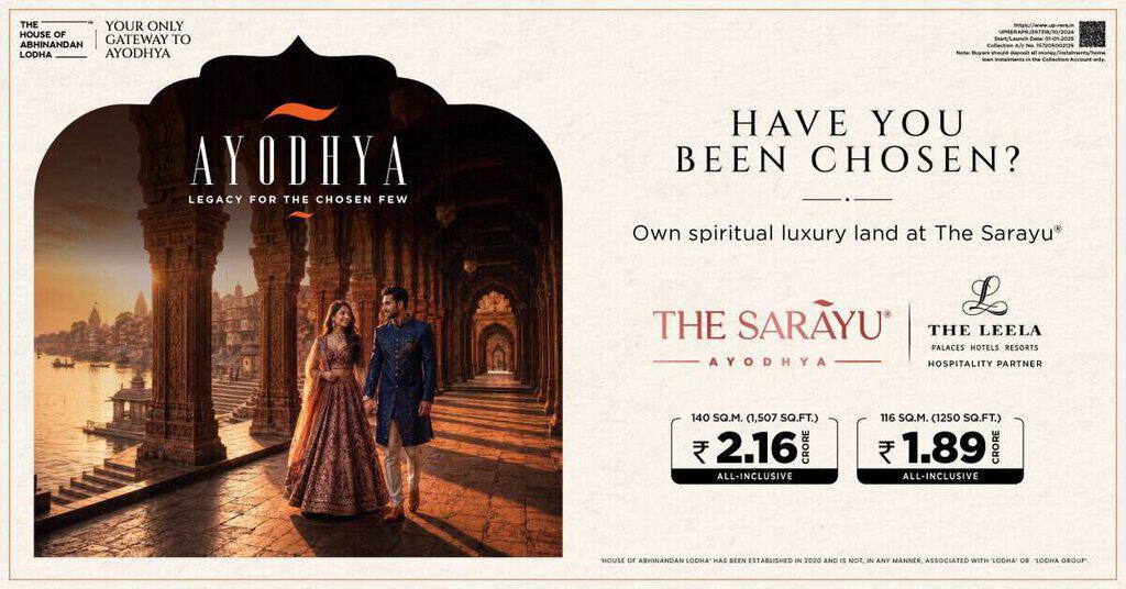 The Sarayu HOABL LEELA Project of Plots in Ayodhya