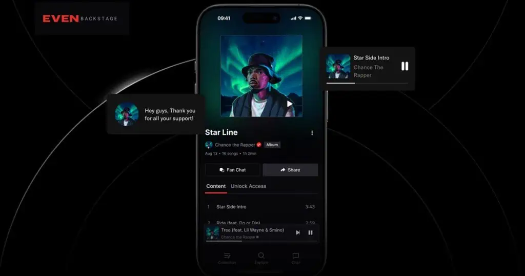 EVEN platform helps artists connect deeper with their fans.