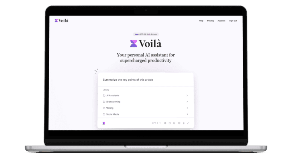 AI搭載ブラウザ拡張機能「Voilà」の使い方:効率を最大化するAI秘書ツール Voilàとは