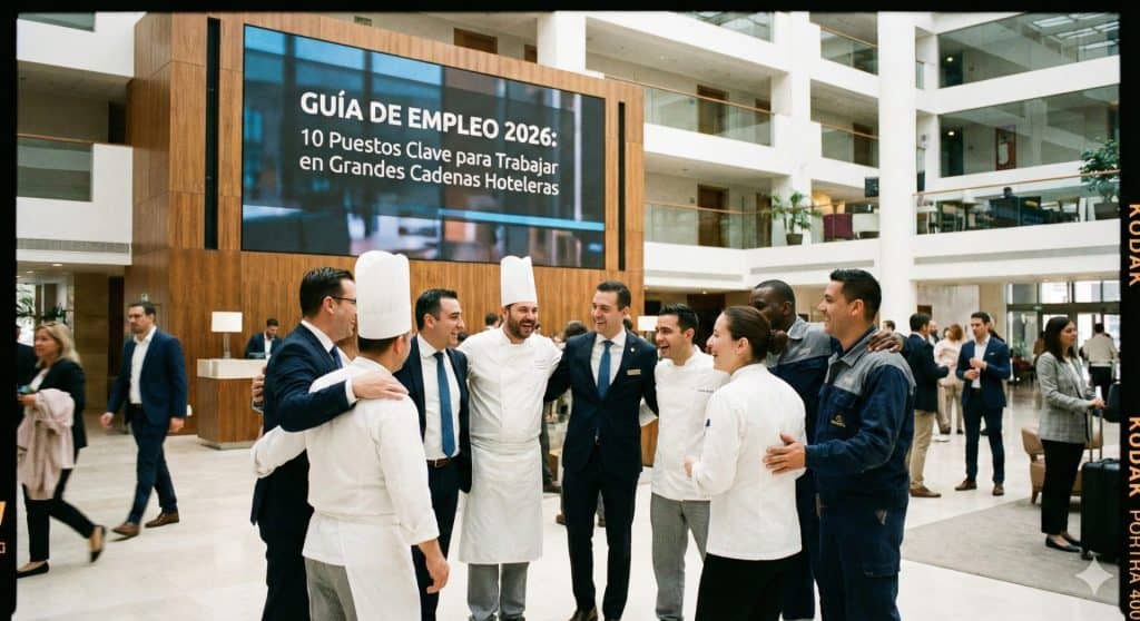 10 Puestos Clave para Trabajar en Grandes Cadenas Hoteleras