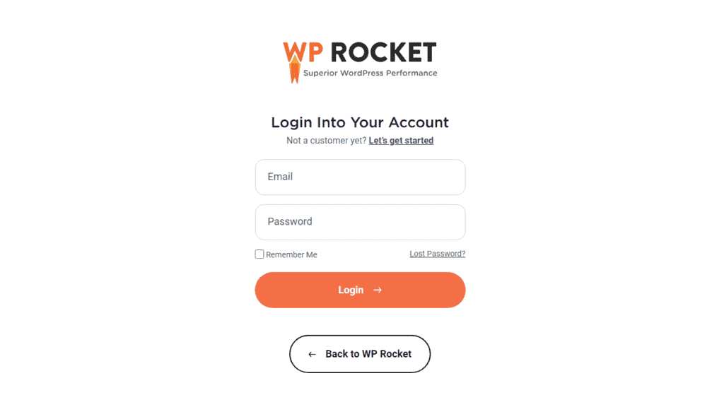 WP Rocketの料金プランを解説!安く入手するには?【2024年最新】 WP Rocketにログインをする