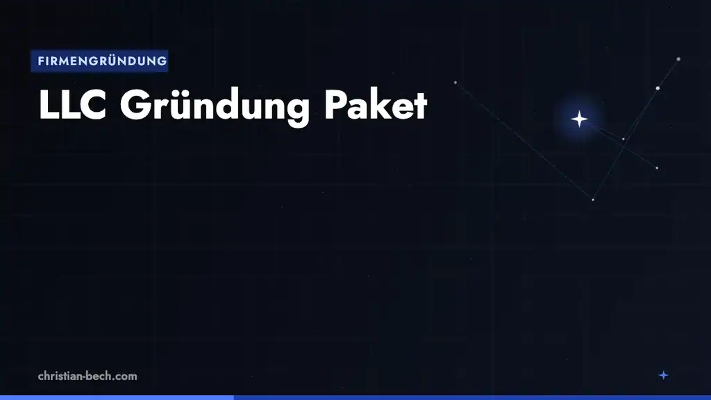 LLC Gründung Paket – Überblick