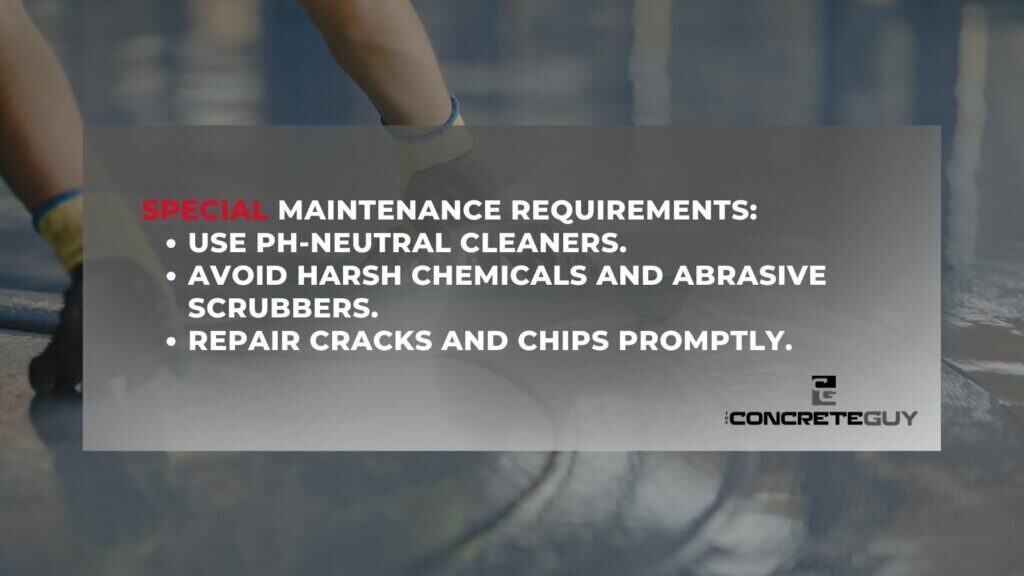 Maintenance Requirements For Epoxy Garage Floors