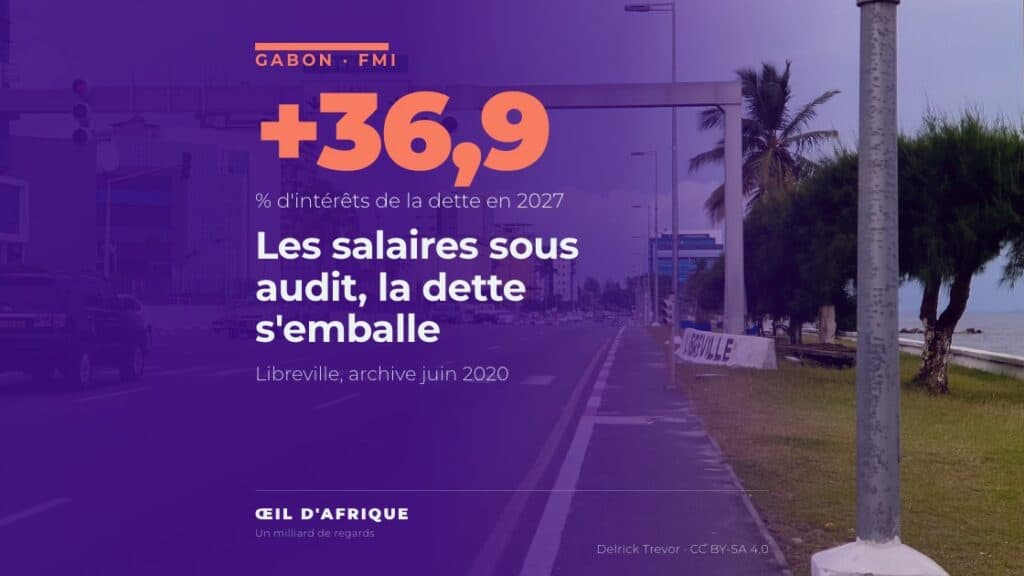 Le boulevard du bord de mer au centre-ville de Libreville, où le Gabon et le FMI ont discuté d'un futur programme en septembre 2026
