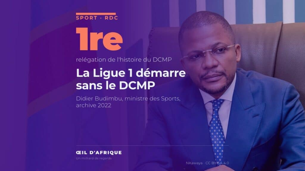 Didier Budimbu, ministre congolais des Sports, saisi en mars 2026 du dossier des dettes du DCMP avant sa relégation