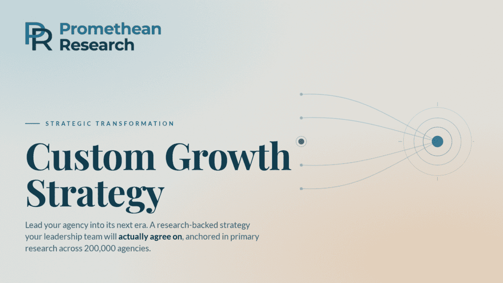 Promethean Research Custom Growth Strategy strategic transformation featured image with multiple options converging on a single target