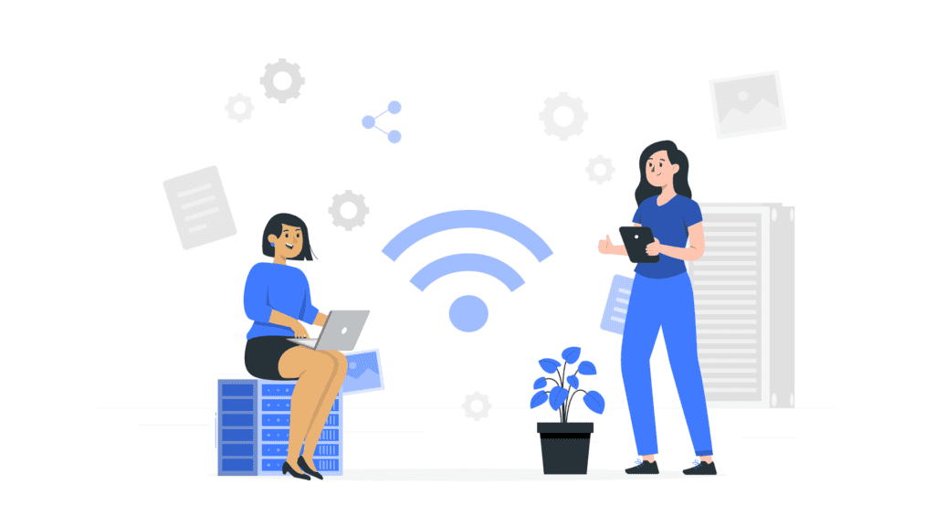 Иллюстрация корпоративной сети