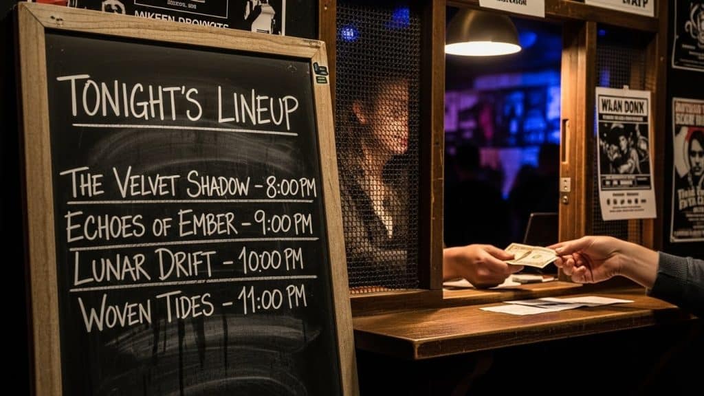 ticket sales at independent music venues