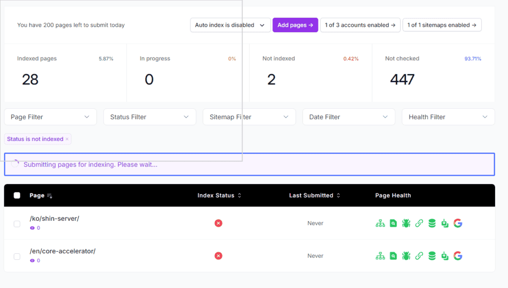 ブログ記事のインデックス登録を瞬時に!URL Monitorの使い方・機能を解説!ブロガー必須の"裏技"ツール インデックス申請を行うと後は自動的に URL Monitorがその記事やページをインデックスされるように働きかけてくれる