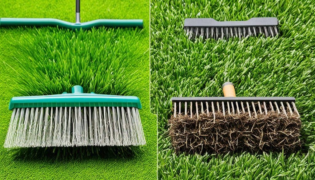 aeration vs dethatching